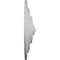 Ekena Millwork Classic Ceiling Medallion (Fits Canopies up to 4 1/8"), 13 1/4"OD x 1/2"P, Ultra Pure White CM13CLUWF - alternate 4